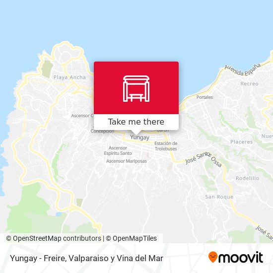 Mapa de Yungay - Freire