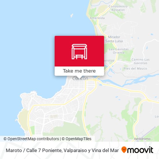 Mapa de Maroto / Calle 7 Poniente