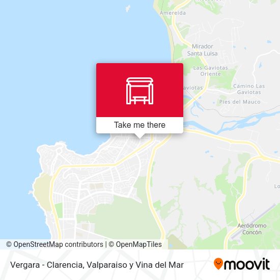 Vergara - Clarencia map