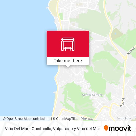 Viña Del Mar - Quintanilla map