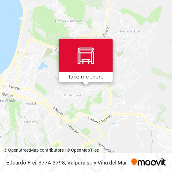 Mapa de Eduardo Frei, 3774-3798