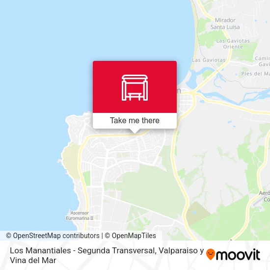 Mapa de Los Manantiales - Segunda Transversal