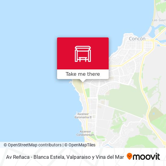 Av Reñaca - Blanca Estela map