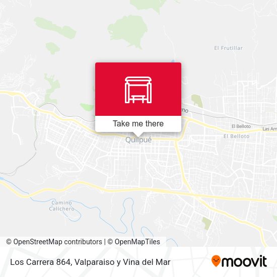 Mapa de Los Carrera 864