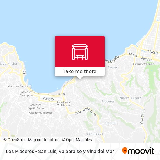 Mapa de Los Placeres - San Luis