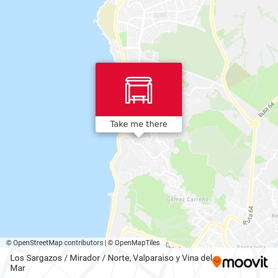 Los Sargazos / Mirador / Norte map