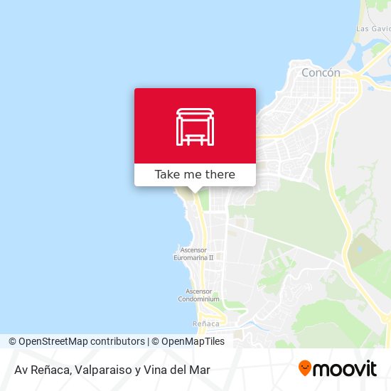 Av Reñaca map