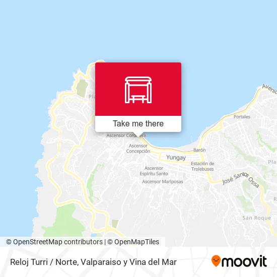 Mapa de Reloj Turri / Norte