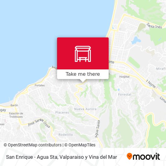 San Enrique - Agua Sta map