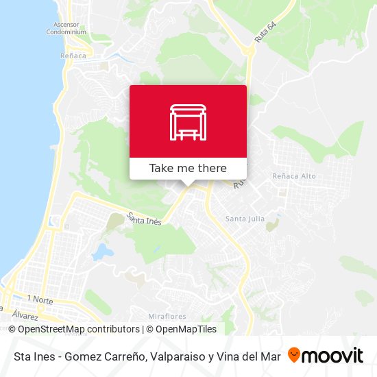 Mapa de Sta Ines - Gomez Carreño