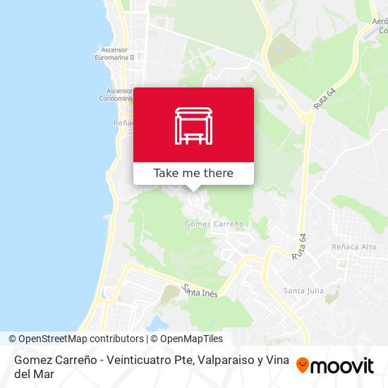 Gomez Carreño - Veinticuatro Pte map