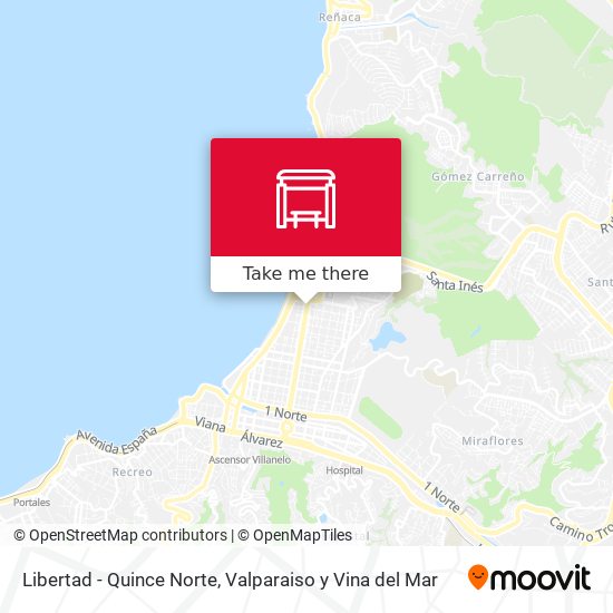 Libertad - Quince Norte map