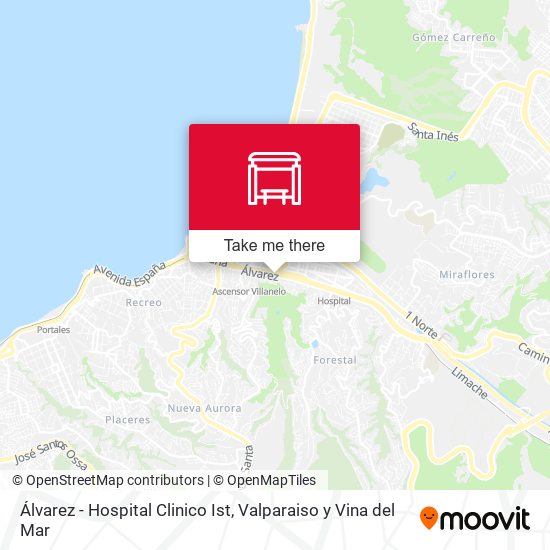 Mapa de Álvarez - Hospital Clinico Ist