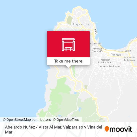 Mapa de Abelardo Nuñez / Vista Al Mar