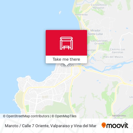 Mapa de Maroto / Calle 7 Oriente