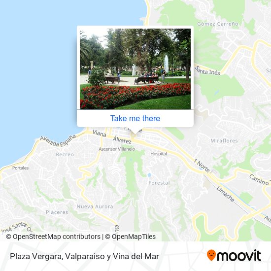 Plaza Vergara map