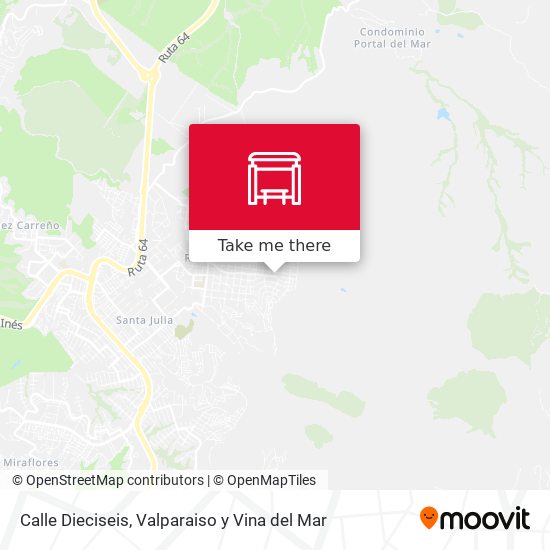 Calle Dieciseis map