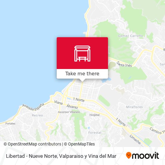 Libertad - Nueve Norte map