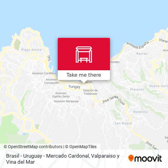 Brasil - Uruguay - Mercado Cardonal map