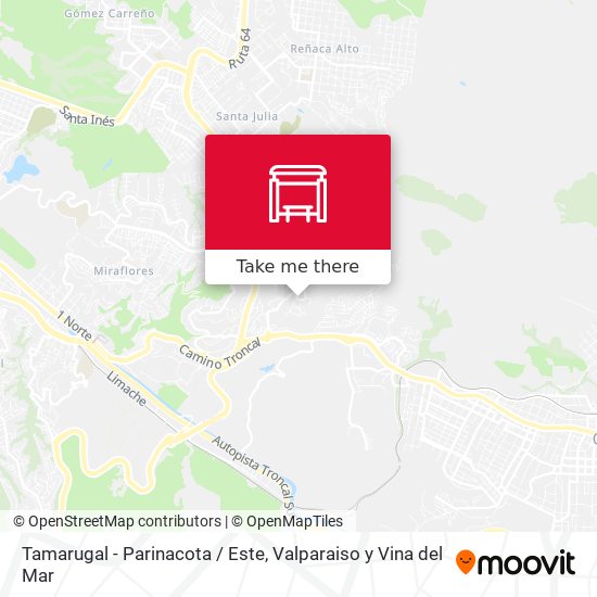 Tamarugal - Parinacota / Este map