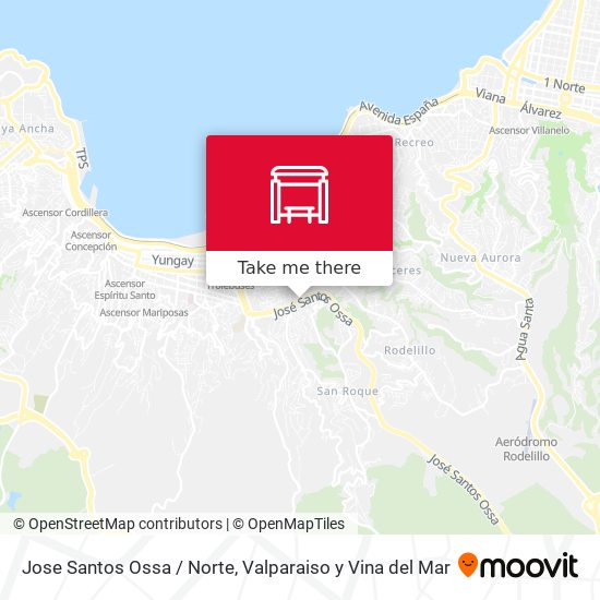 Jose Santos Ossa / Norte map