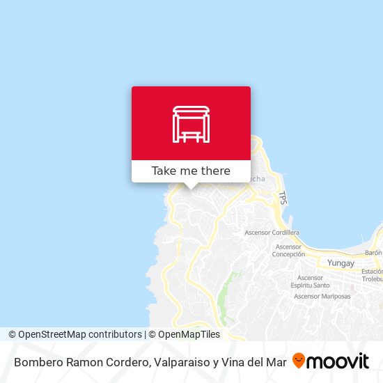 Bombero Ramon Cordero map