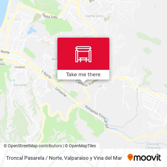 Mapa de Troncal Pasarela / Norte