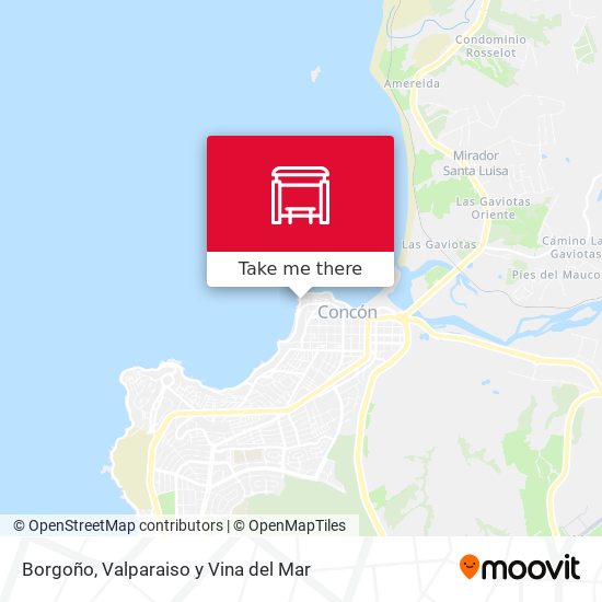 Borgoño map