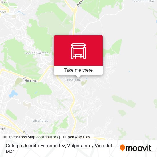 Colegio Juanita Fernanadez map