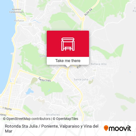 Rotonda Sta Julia / Poniente map