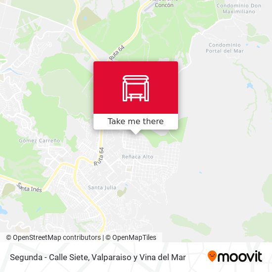Segunda - Calle Siete map