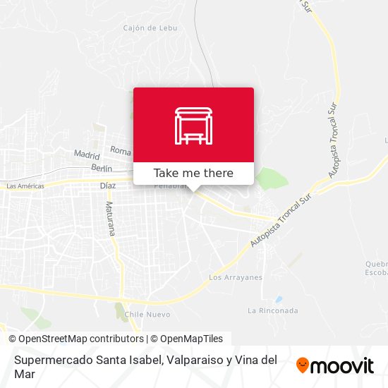 Supermercado Santa Isabel map