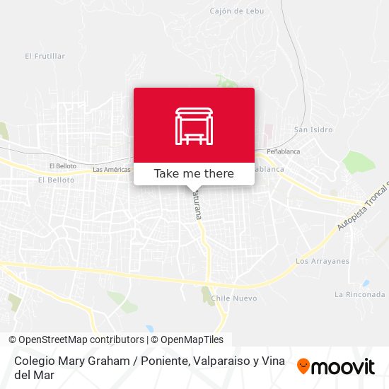 Colegio Mary Graham / Poniente map