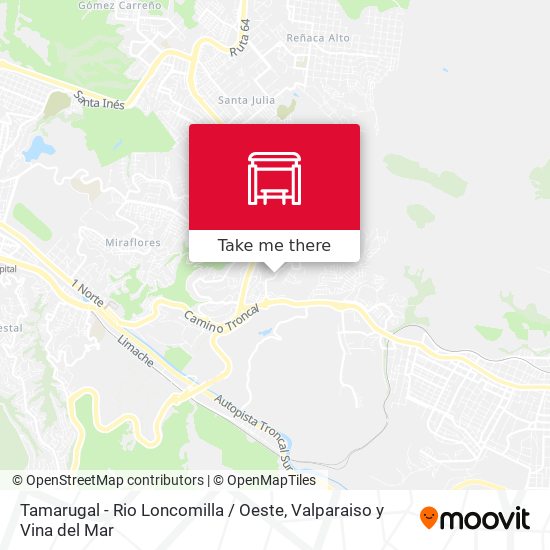 Tamarugal - Rio Loncomilla / Oeste map