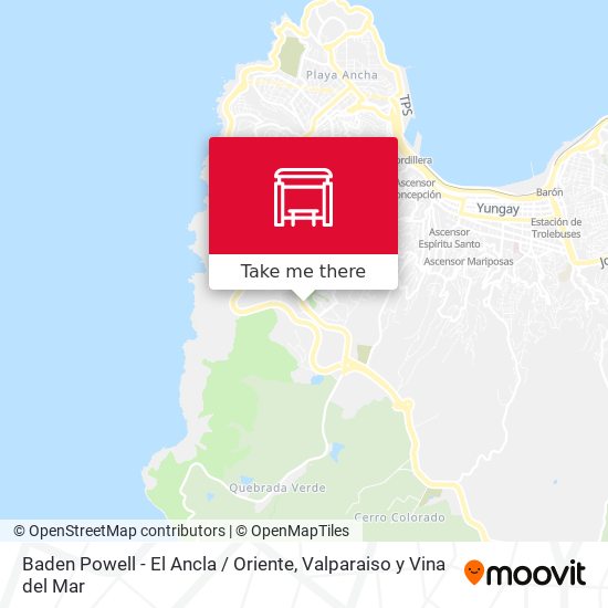 Baden Powell - El Ancla / Oriente map
