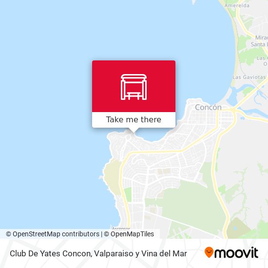 Club De Yates Concon map