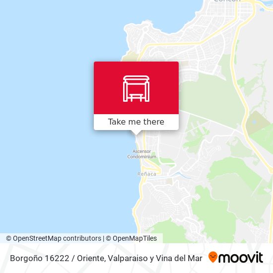 Borgoño 16222 / Oriente map