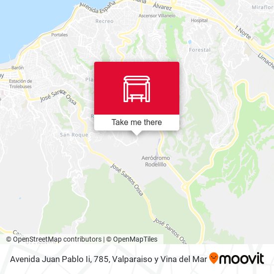 Avenida Juan Pablo Ii, 785 map