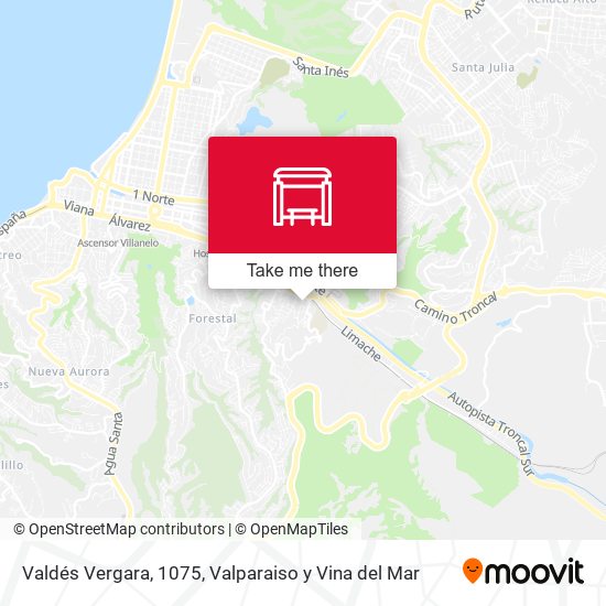 Valdés Vergara, 1075 map