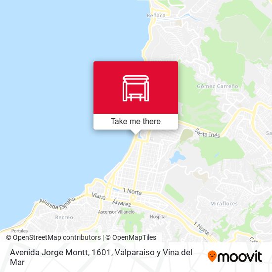 Avenida Jorge Montt, 1601 map