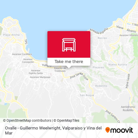 Ovalle - Guillermo Weelwright map