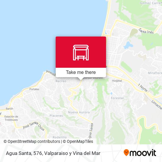 Agua Santa, 576 map