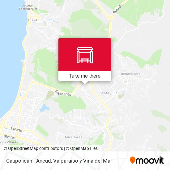 Mapa de Caupolican - Ancud