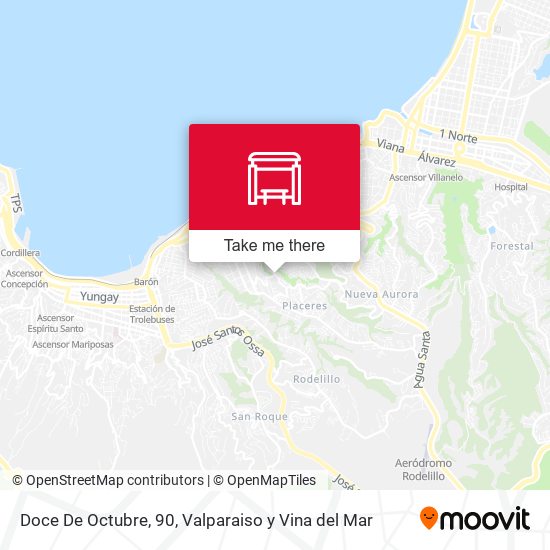 Mapa de Doce De Octubre, 90