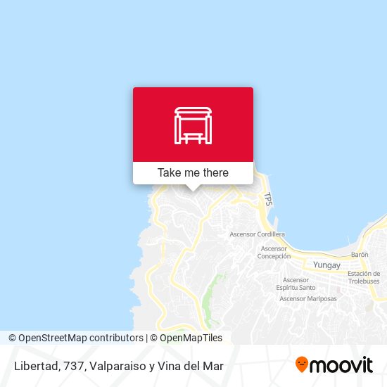 Libertad, 737 map