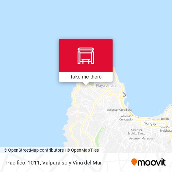 Pacífico, 1011 map