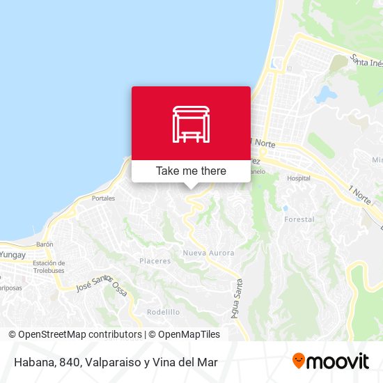 Habana, 840 map