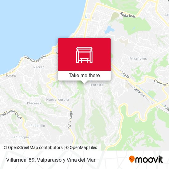 Villarrica, 89 map