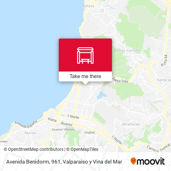 Avenida Benidorm, 961 map