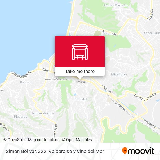 Mapa de Simón Bolívar, 322